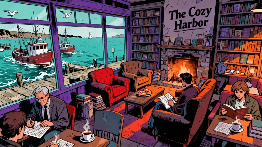 The Cozy Harbor - a warm bookshop by the sea