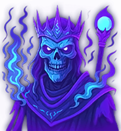 Malrath the Eternal, a lich king persona
